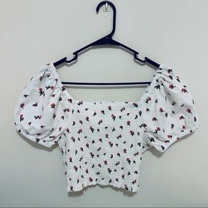 Floral Princess Sleeve Top